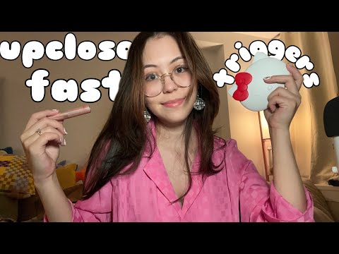 ASMR Upclose Fast Triggers for Tingles