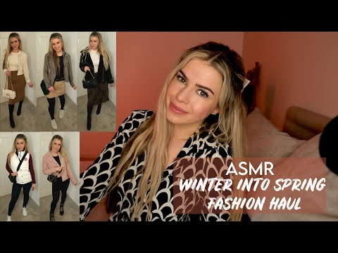 ASMR FASHION HAUL 👗👠 Winter into Spring Outfit Looks (Gucci, Zara, YSL)