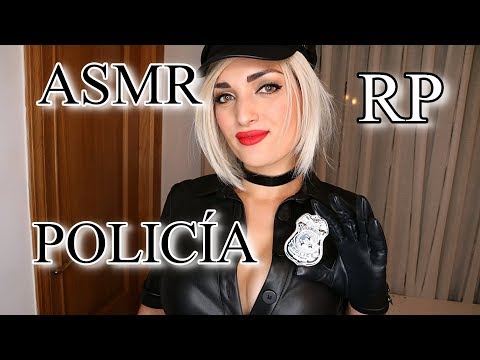 ASMR ESPAÑOL|  POLICIA  |SONIDOS COSQUILLOSOS