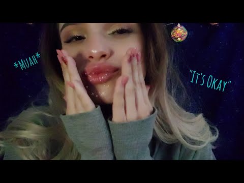ASMR | Let me remind you that "It's Okay" ♡ ( + Kisses & Hand Movements) 💋