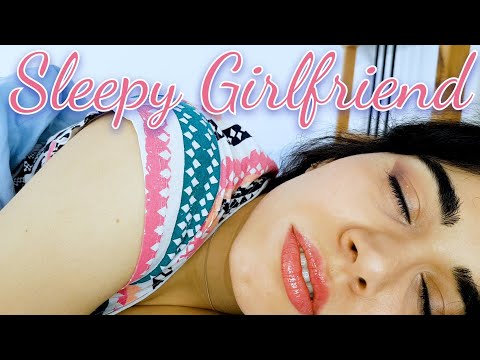your girlfriend falls asleep next to you ASMR (breathing sounds)