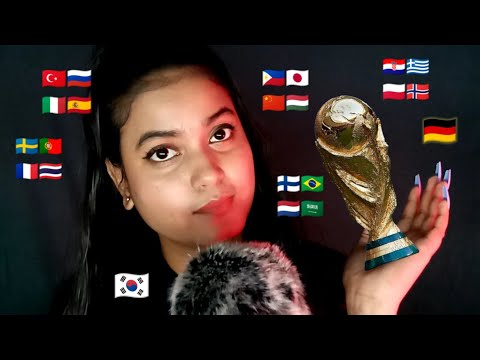 ASMR Whispering *Champion* 🏆 in 25+ Different Languages