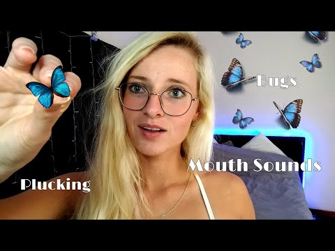 ASMR: Plucking, Spit Painting, Personal Attention, Unintelligible Whispers, Bug Searching