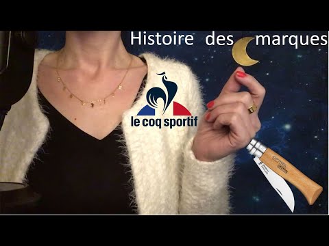 ASMR * Histoire des marques "le coq sportif" et "Opinel"