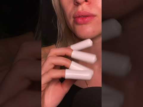 MARSHMALLOW FINGER TRIGGER - Mouth Sounds, Visual triggers  #asmr #tingles #triggers #shorts