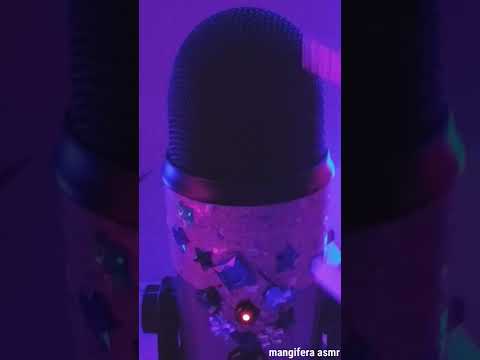 ASMR #shorts Mic Scratching on Blue Yeti with Long Nails - No Talking