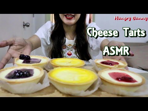 ASMR Dessert Cheese Tarts Eating Sounds Mukbang