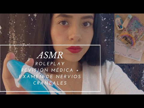 ASMR/ Roleplay Doctora + Examen de Nervios craneales/ ASMR en español/ Andrea ASMR 🦋