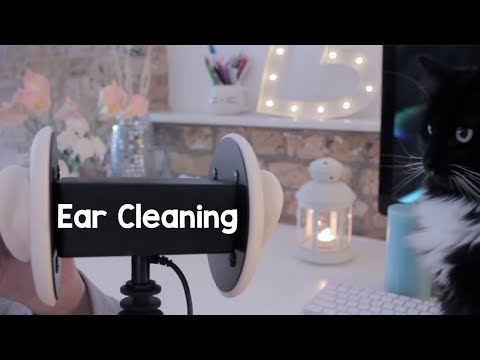 ASMR Ear Cleaning & Ear Massage Roleplay with a Cat 😻