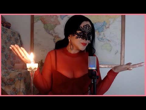 ASMR Masked Gypsy-Guided Meditation to Self Love and Relaxation.