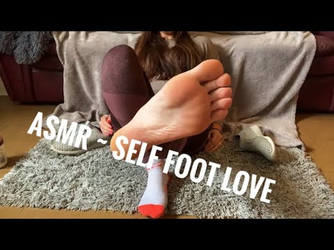 ASMR ~ SELF FOOT LOVE