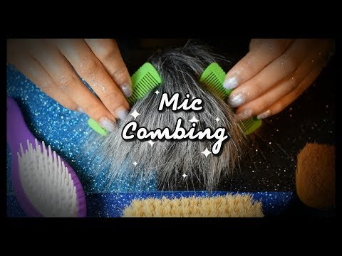 ａｓｍｒ: Fluffy Mic Combing 💆‍♀️😴 | Soft Ear-to-Ear Sounds | No Talking