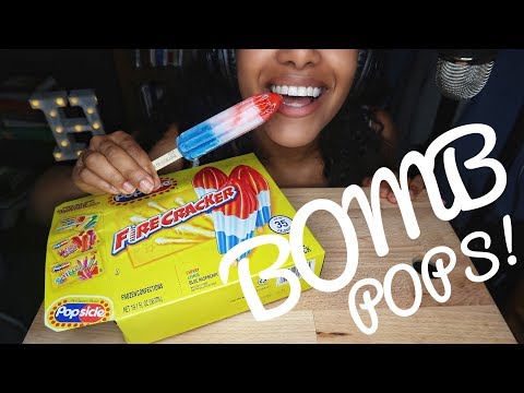 ASMR Ice Pops | SOFT CRUNCHY EATING SOUNDS | No Talking