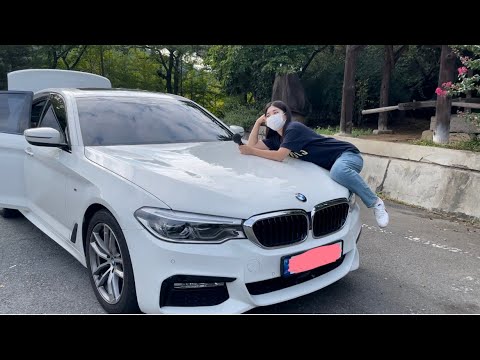 ASMR IN THE CAR Fast tapping & scratching / 자동차 / BMW 520d