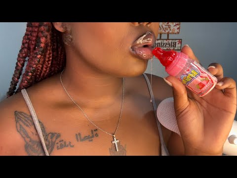 ASMR | Eating A Baby Bottle Pop | Mouth Sounds