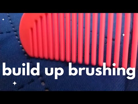 ASMR | Lo-Fi Somewhat Aggressive Build Up Brushing / Combing  - No Talking