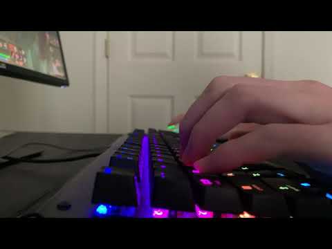 ASMR My Boyfriend Playing League of Legends | Keyboard/Mouse Sounds