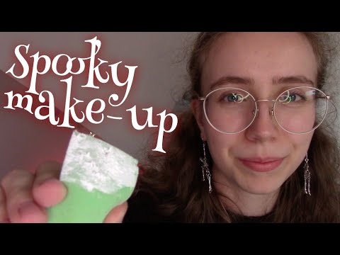 [ASMR] Face Painting by a Friend for Halloween 🎃👻 Role-play (personal attention, layered sounds,…)