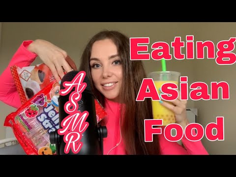 ASMR | EATING POPULAR FOODS FOR ASMR. ASIAN FOOD