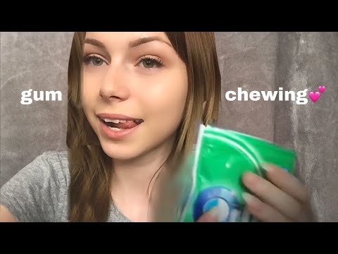 [ASMR] Gum chewing, trigger words, mouth sounds 💕