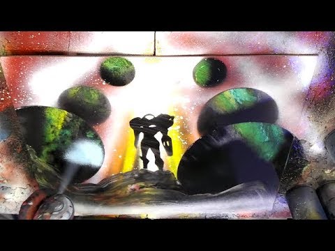 Visual ASMR -  Amazing and Satisfying Spray Paint Art