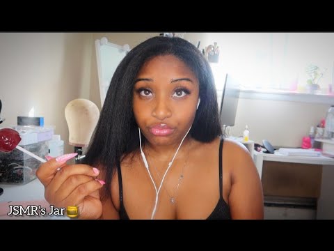 ASMR Your Girlfriend Talks Sh*t To You | lollipop triggers | Patreon Exclusive ❤️ pt 2