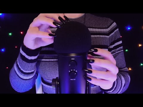 ASMR - Slow Scratching All Over the Microphone [No Talking]