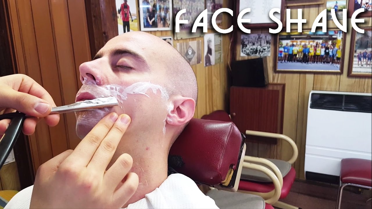 💈 Italian Barber - Face Shave - ASMR no talking