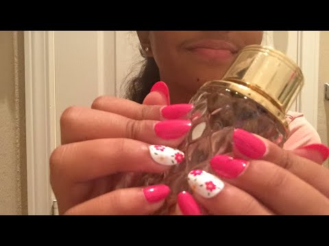 Pure Textured Glass Scratching and Tapping With LONG Nails