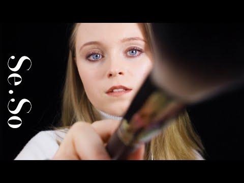 ASMR | Brushing you (SeSo: inaudible whispering, personal attention, close up...)
