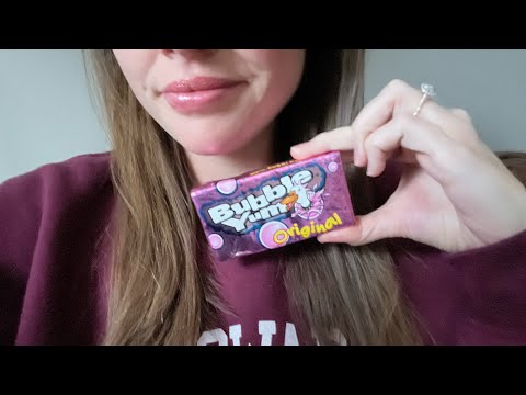 ASMR - Soft Spoken Holiday Ramble - Gum Chewing Bubble Yum