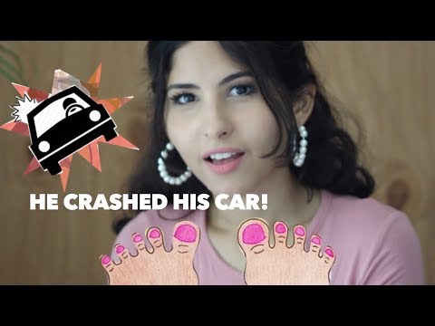 He CRASHED his Own Car!! (Date Story)