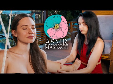 ASMR Outdoor Massage by Anna and Sabina