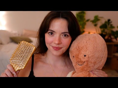 ASMR Getting You Ready For Bed | Tucking You In ✨ (scalp care, skincare, pampering, layered sounds)