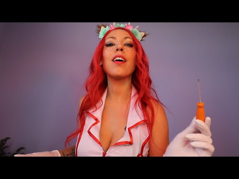 ASMR Demon Nurse Carves You Into A Jack-O-Lantern | Pumpkin Carving Roleplay | Halloween Medical RP