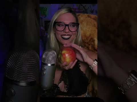 Goth Apple Tapping #asmr #relaxing #twitch #asmrsounds #tingles #youtubeshorts #relaxation #shorts