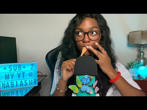ASMR | ❤️Eating Your Face With A Wooden Spoon🥄  + Scooping  (MOUTH SOUNDS) 👄