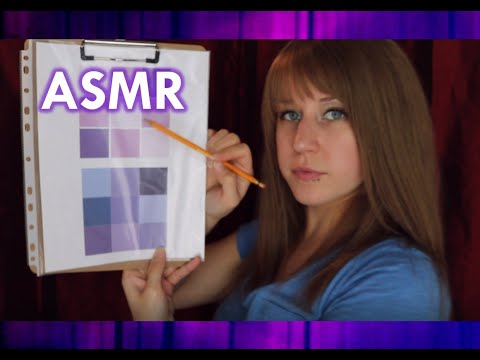ASMR - Eye tests, light, charts, massage