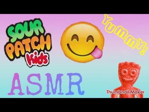 ASMR ~ Eating Sour Patch Kids | Mouth Sounds and Gum Chewing