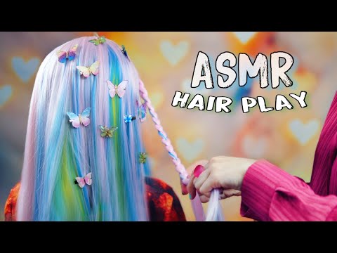 Hair Brushing and Styling  *ASMR