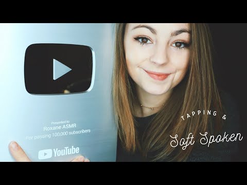 ASMR FRANCAIS ♡ Tapping & Soft Spoken - Trophée 100K ♡