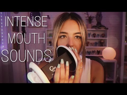 ASMR MOUTH SOUNDS INTENSOS EN TUS OIDOS 👄 ASMR  CON ECO para dormir en español