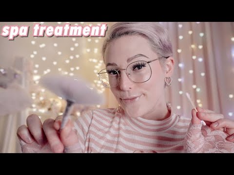 Most Relaxing ASMR Spa Facial Treatment | face attention, layered sounds