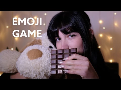 ASMR ☁️ N°17 EMOJI CHALLENGE 🎄(tapping, mouth sounds)