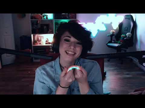 ASMR Glowstick Crunching 🎉 Slurping Sounds