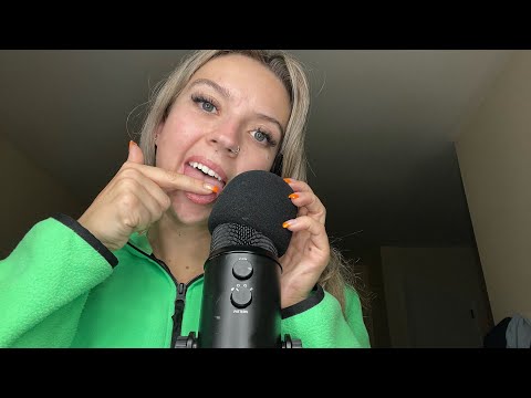 ASMR| Fast/ Agressive Mouth Sounds + Hand Sounds/ Mic Cover Pumping & Swirling