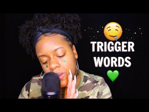 ASMR - ECHOED TRIGGER WORDS TO CURE YOUR TINGLE IMMUNITY 💚🤤✨