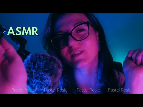 ASMR 😴 Soothing Tracing and Triggering Mouth Sounds 💤 PASTEL ROSIE