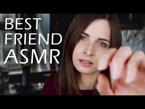 ASMR Roleplay: Best Friend comforts you (soft spoken ~ face touching ~ personal attention)