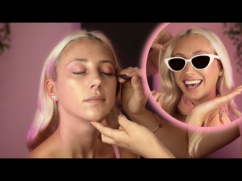 ASMR Barbie Inspired Perfectionist Hair Styling, Delicate Make up Application, Finishing Touches.